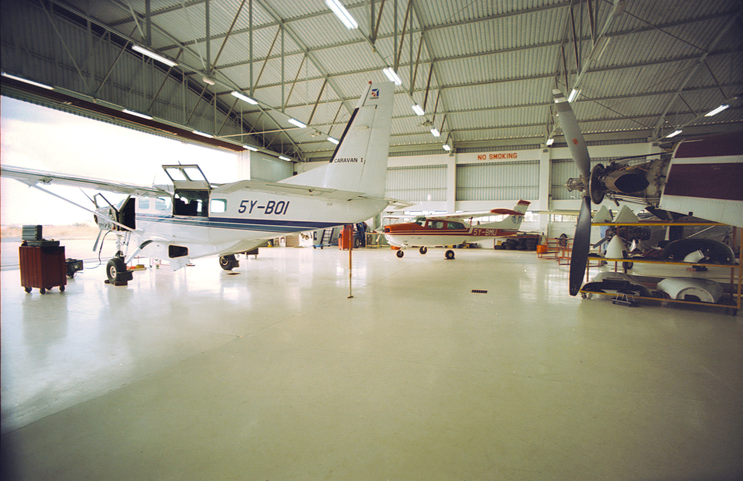 Mission Aviation Hangar, 1997